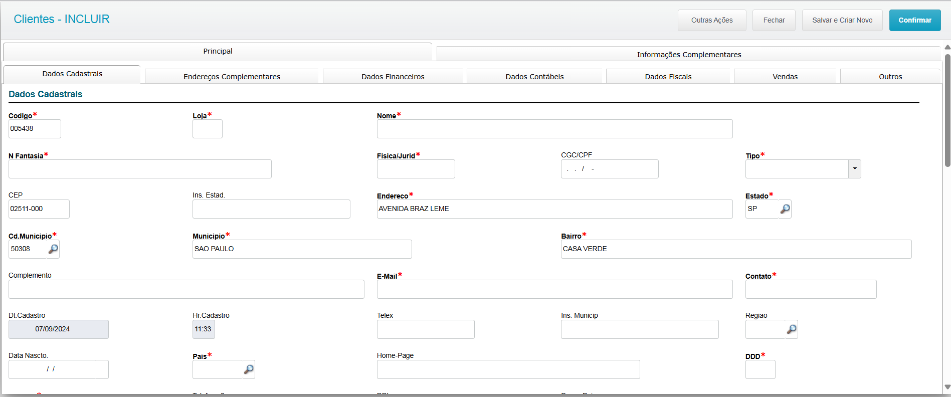 Preenchimento automático de endereços com API de CEP